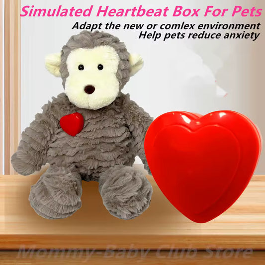 Heartbeat Simulator Plushie Stress Relief Sleep Aids for Pets