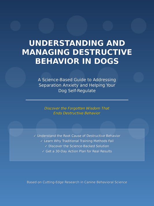 Guide to Prevent Destructive Behaviors for Dog Owners